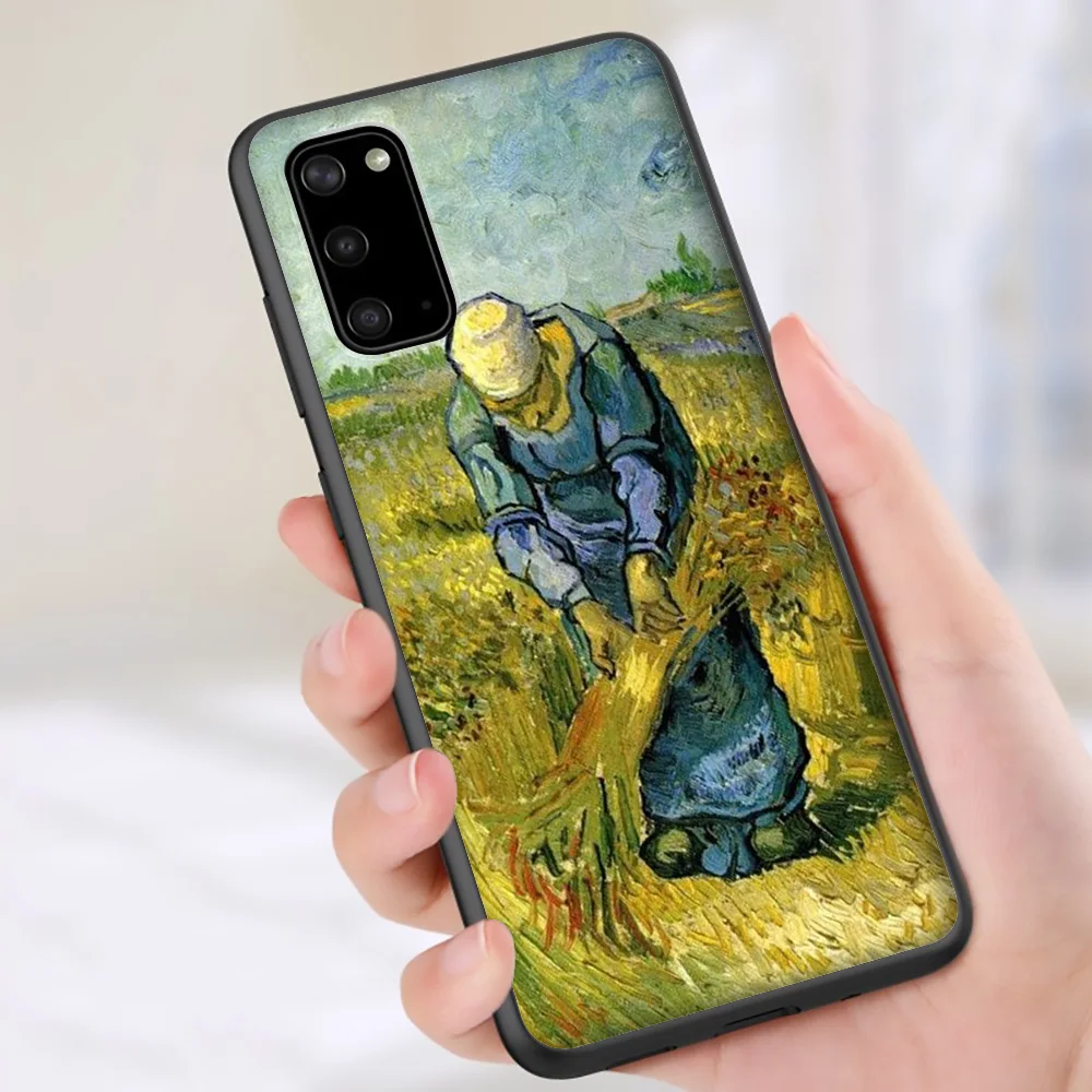 WEBBEDEPP чехол с черепом Ван Гога для Samsung Note 8 9 10 S6 S7 S8 S9 S10 S10e S20 ultra Edge Plus Lite | Мобильные