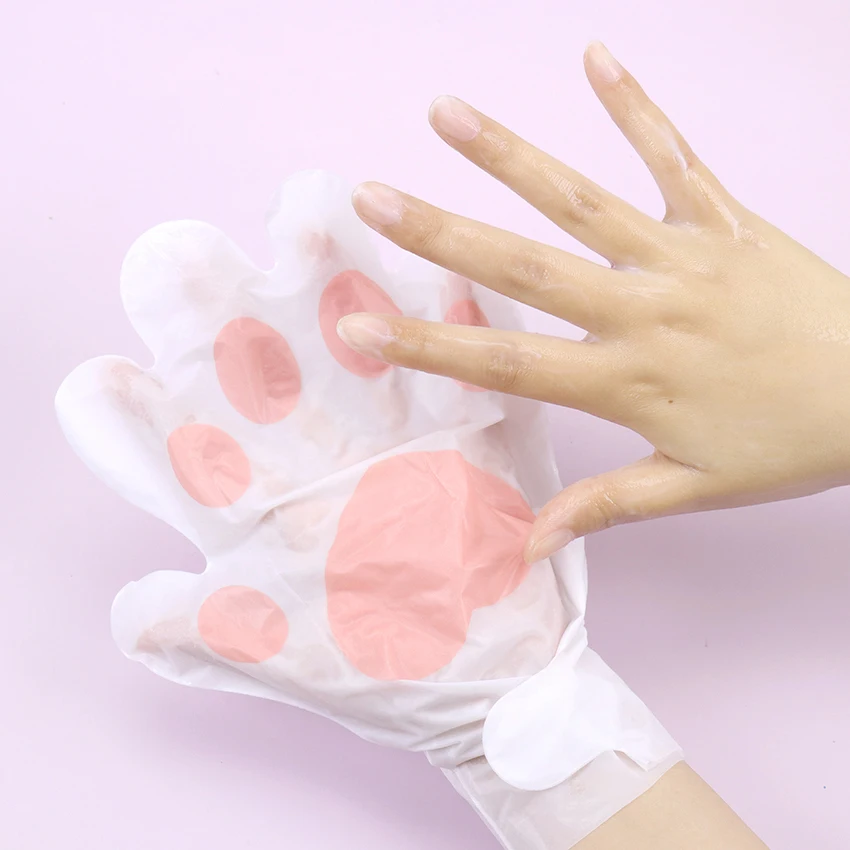 

Niacinamide Goat Milk Rejuvenation Cat Hand Mask Moisturizing Whitening Tender Skin Care Exfoliating Repairing Hand Mask