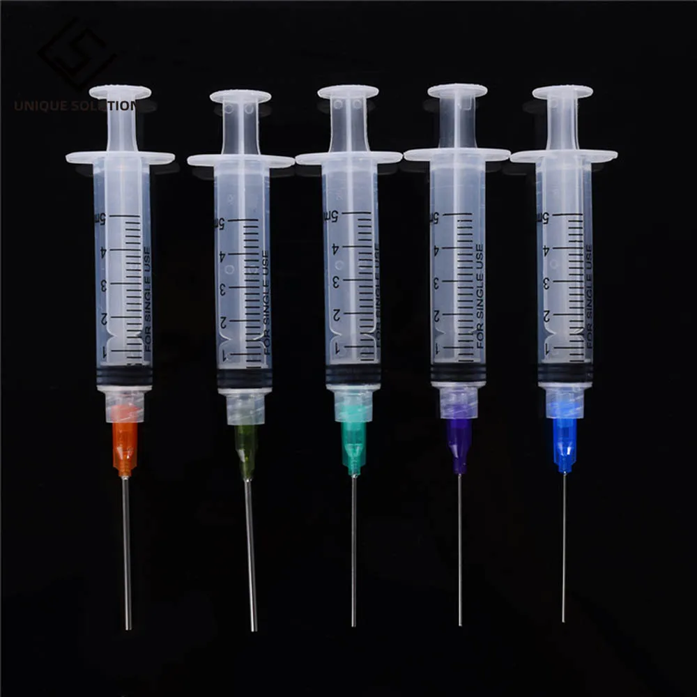 5 шт мл шприц обжимной герметичный тупой химический Наконечник иглы для жидкого