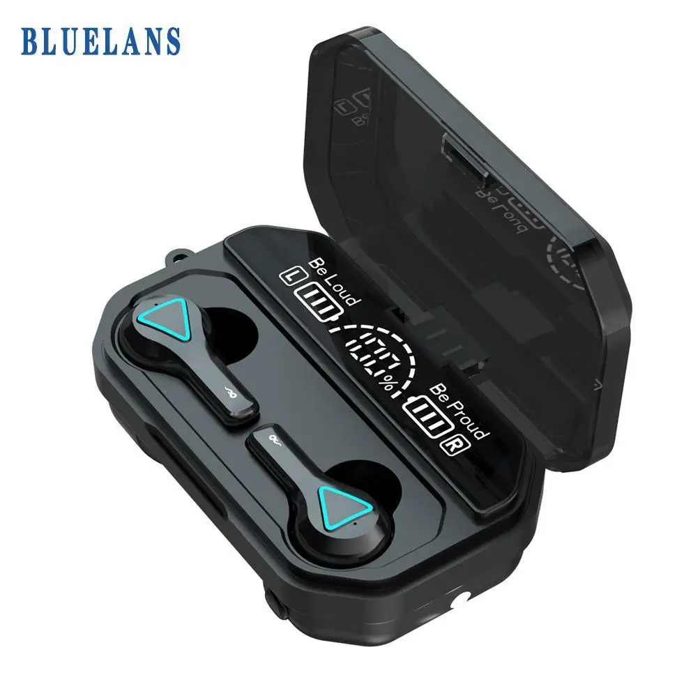 

Bluetooth 5.0 Wireless Earphones Waterproof Smart-Touch Headphone With 2000mAh Power Bank for Xiaomi Huawei Samsung iPhone Phone