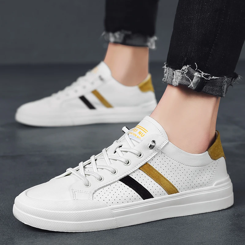 

Comfortableleather для обуви светильник cuero zapatillas para Повседневное спортивные Повседневное es кросовки тапки для мужчин