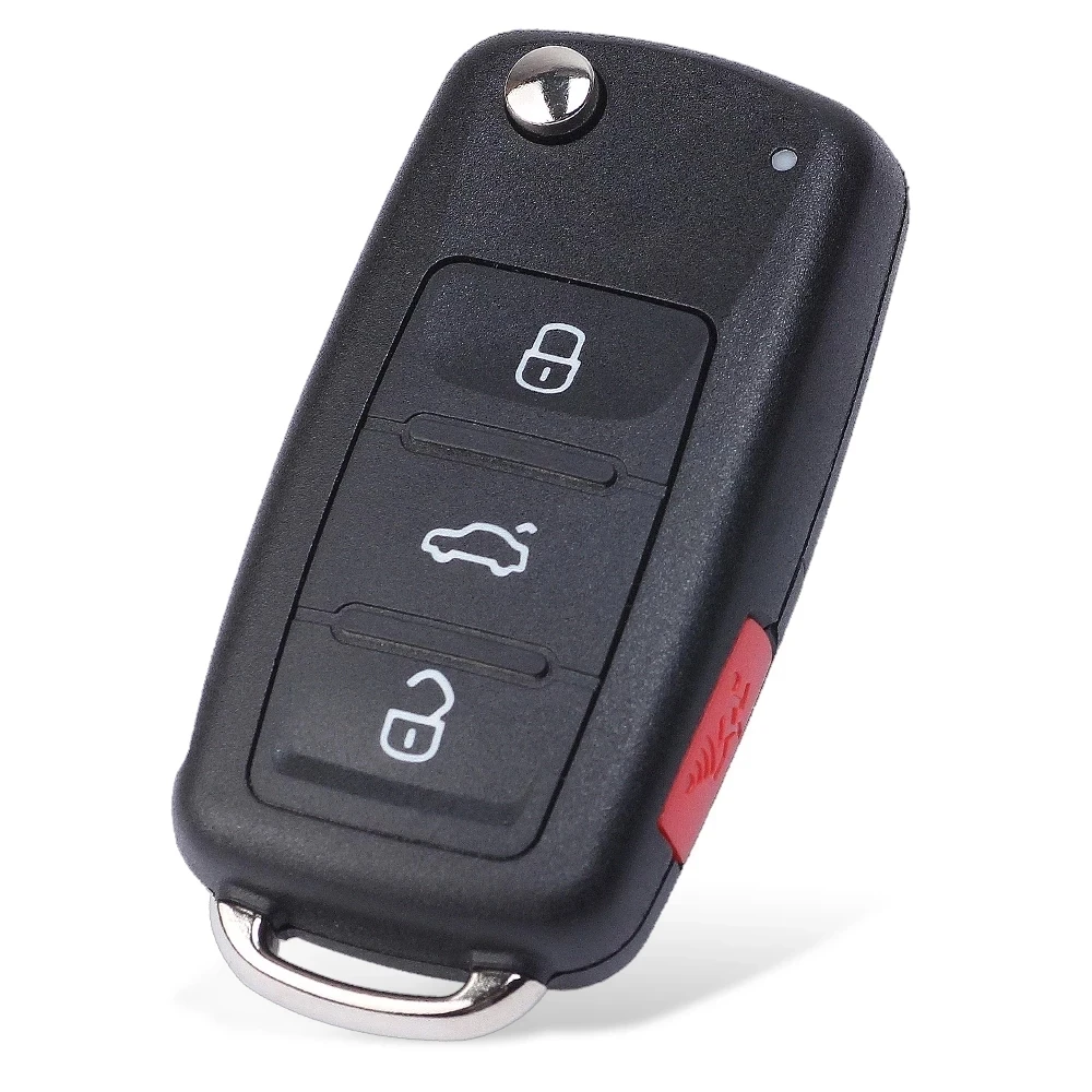 KEYECU для Volkswagen Beetle EOS Golf GTI Jetta Passat Tiguan дистанционный ключ 5K0837202AE 5K0 837 202AE NBG010180T ID48 чип