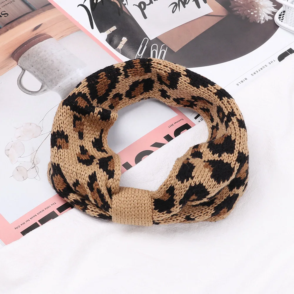 Модные повязки на голову с леопардовым принтом повязка для волос перехлёстом