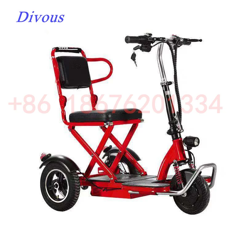 Free Shipping Fashion Factory Price Folding Old Outdoor Mobility Scooter Electric Wheelchair Tricycle | Красота и здоровье