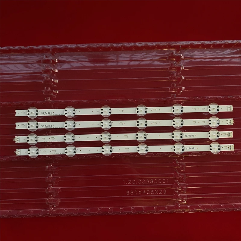 8 комплектов = 32 шт. Novo Kit 49UV340C 49UJ6565 49UJ670V V17 49 R1 L1 A 49uj | Освещение