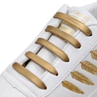 Силиконовые шнурки для кроссовок, эластичные, без завязывания, модные, для детей и взрослых, 16 шт.компл.