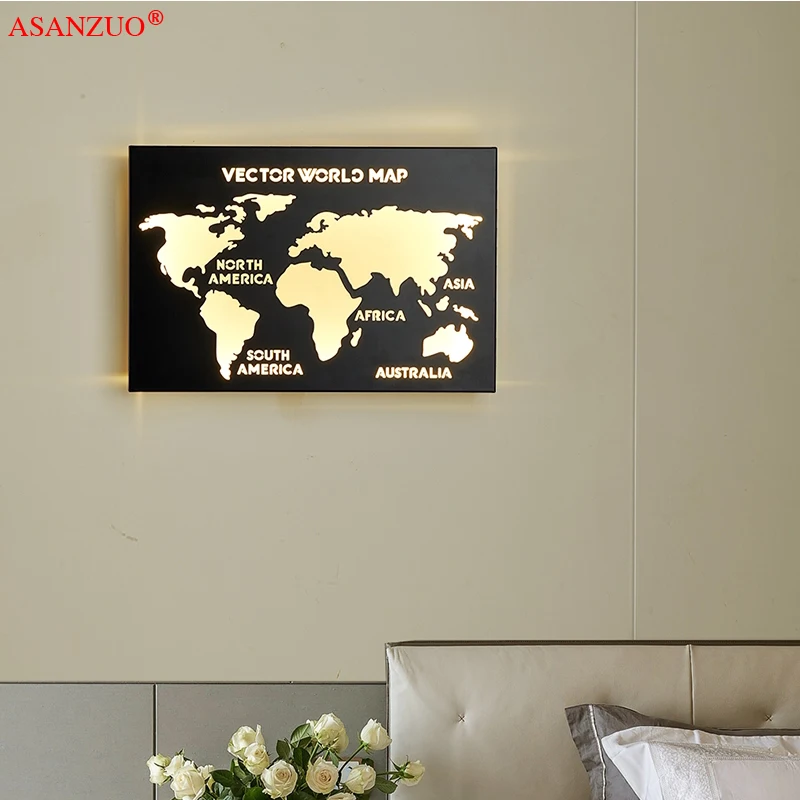 Современные светодиодные настенные лампы комнатное освещение для спальни