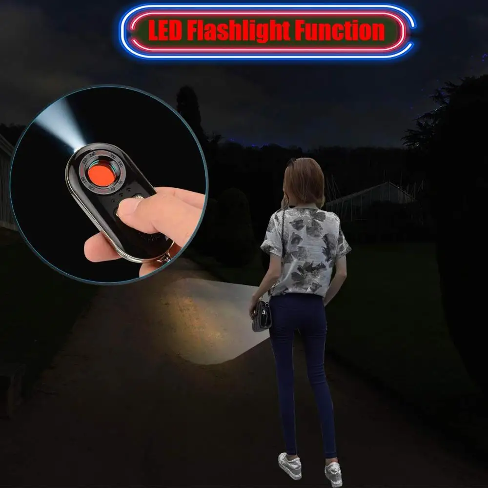 Беспроводной анти-шпионский RF сигнал лазерный детектор камеры Finder Theft Личная