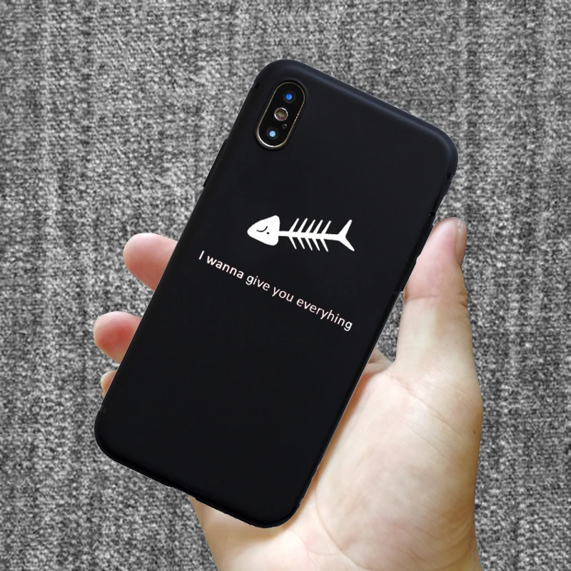 Модный силиконовый чехол с узором для iPhone 11 PRO 7 6 6S 8 Plus X 5 S 5S SE XS Max XR матовый