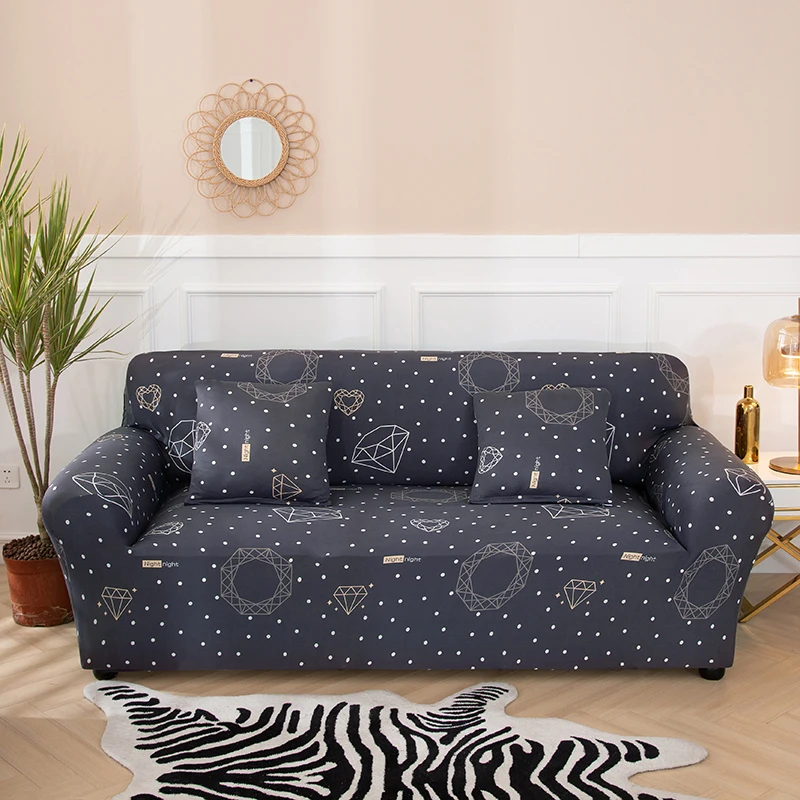 

Home Fashion Stretch Slipcovers Elastic Sofa Cover for Living Room Furniture Comfortable Couch Armchair 1/2/3/4 Seater