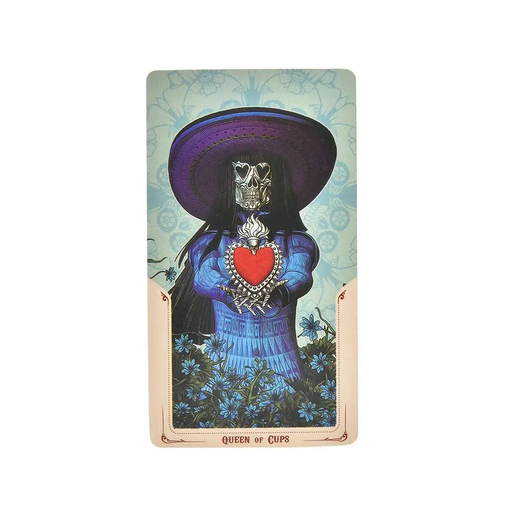 

Santa Muerte Tarot Cards 78 Sheets Borad games tarot deck Oracle Cards Game PDF