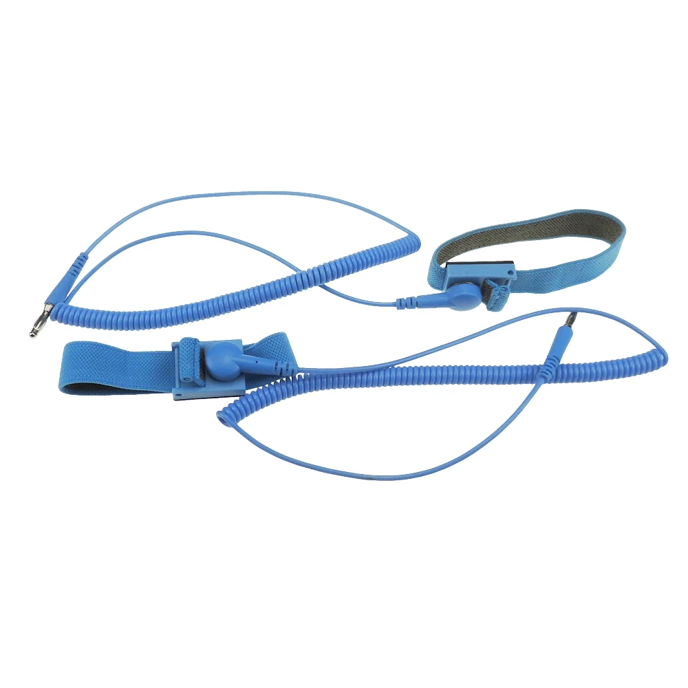 

Anti Static Wrist Strap with allergic Wrist Band Strap and Earthing Ground Wire