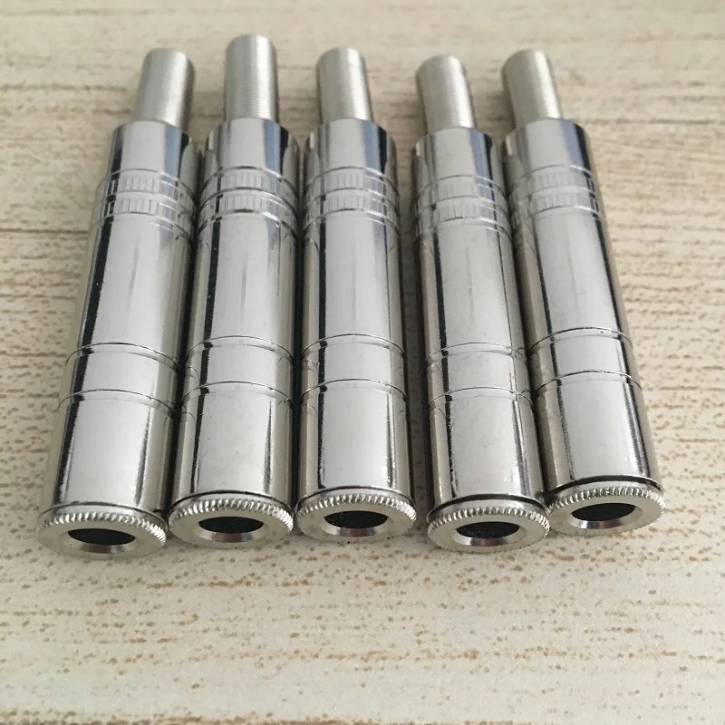 5 шт./пакет разъем для кабеля со стереоразъемом 6 35 мм|Соединители| |