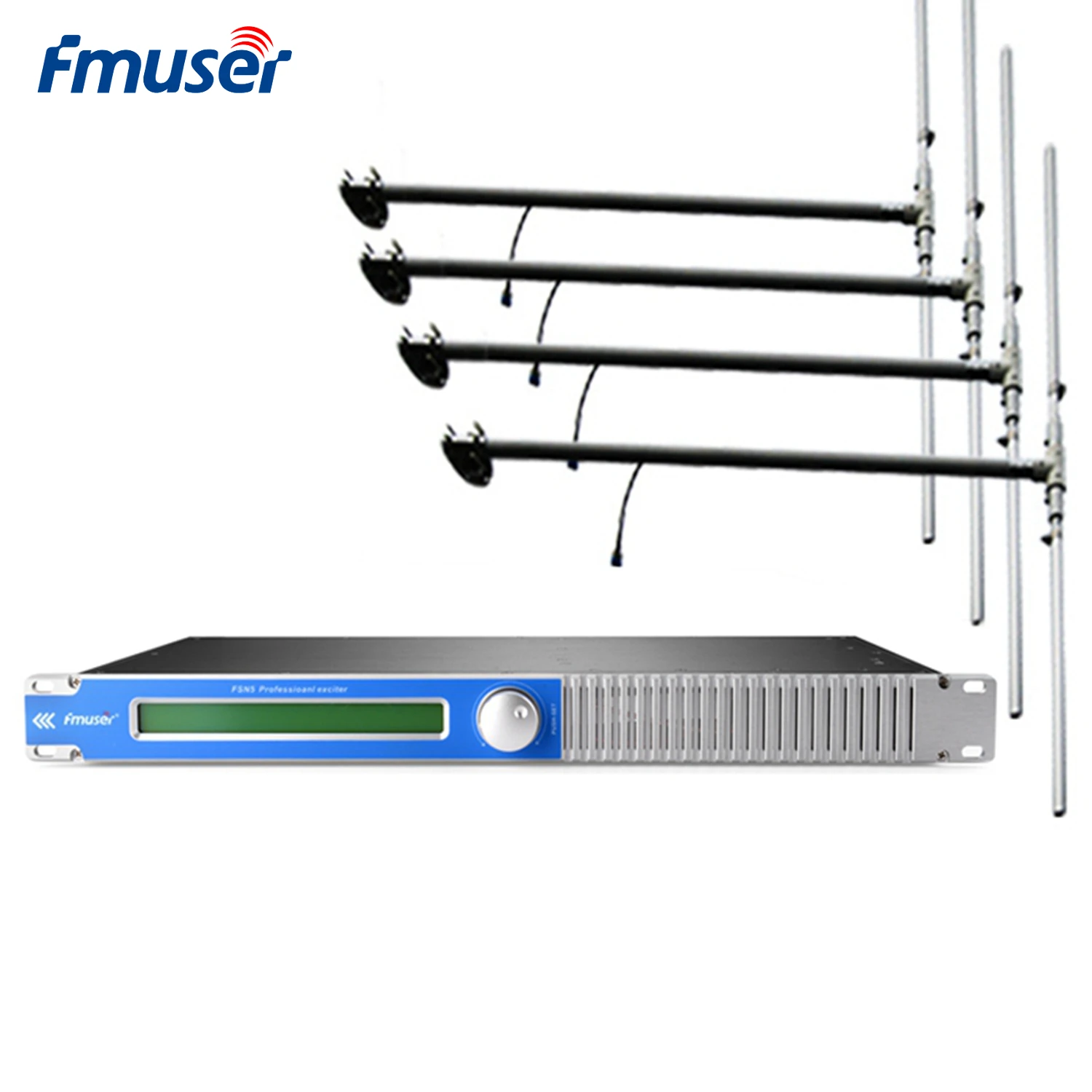 FMUSER Φ 100W 150W FM передатчик в комплекте трансмиттер + 4 * DP100 фото 30 м кабель для
