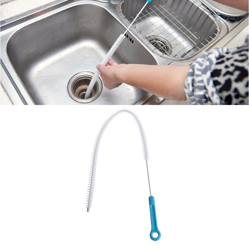 

Drain Unblocker Stick Cleaner Hair Remover Brush Tool Sink Kitchen Tool 71cm