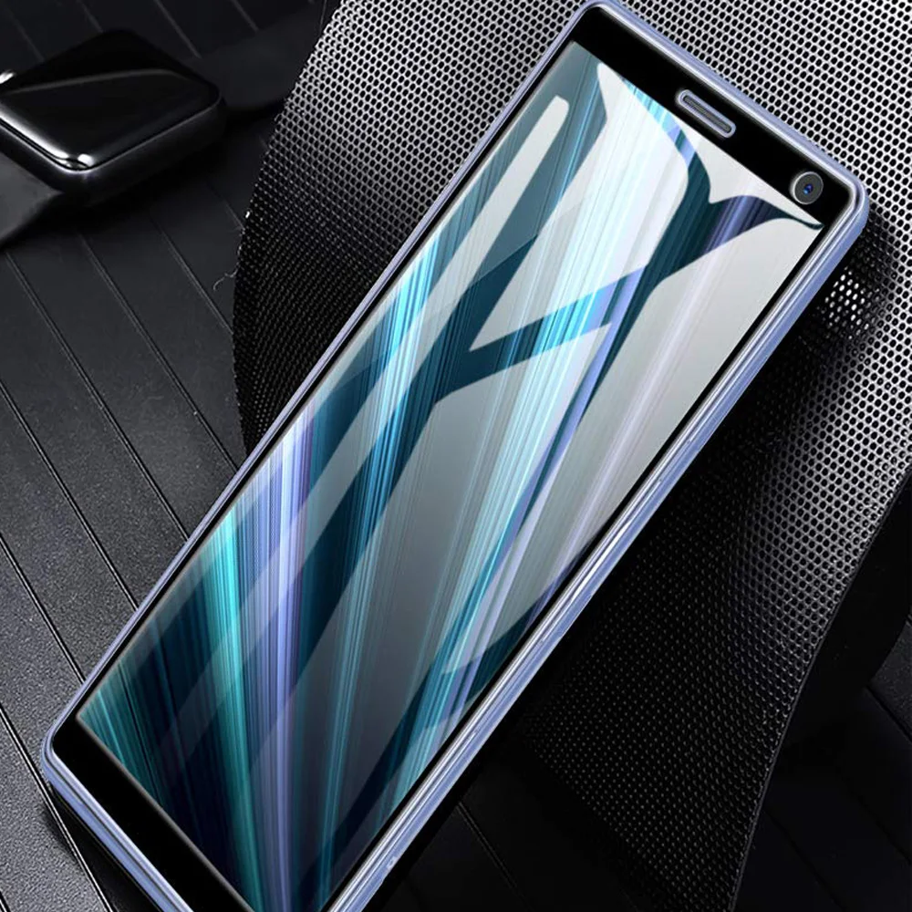 9D полное покрытие закаленное стекло для SONY Xperia 1 5 10 plus L3 Защита экрана X1 XZ4 X5 XZ5 X10