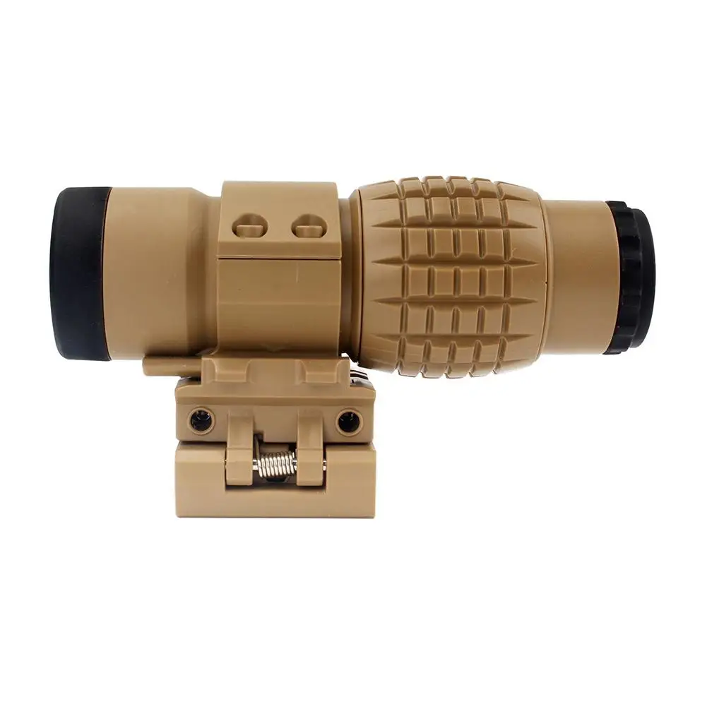 3x Magnifying Glass Holographic Sight Range Scope Latest Outdoor Portable Sightseeing Tool For Hunting Collimator AK47 | Инструменты