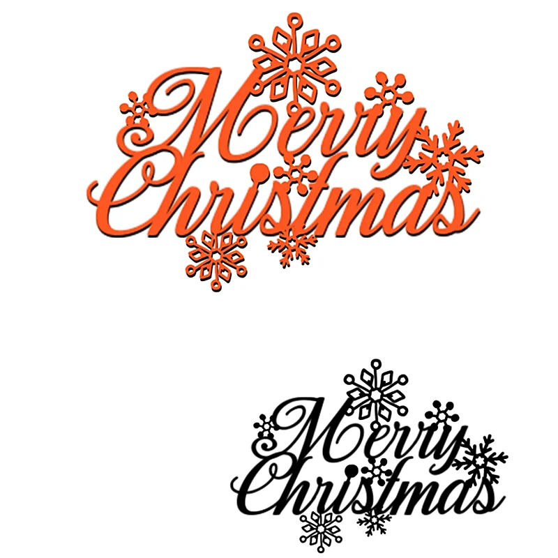 

InLoveArts Merry Christmas Word dies Metal Cutting Dies Scrapbooking For Card Making DIY Cuts New Craft Dies Letters Dies Cuts
