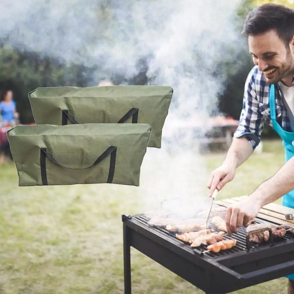 

Grill Carry Bag Heavy Duty Oxford Cloth For Burner Stoves Large Storage Tool Handbag BBQ Portable Tote