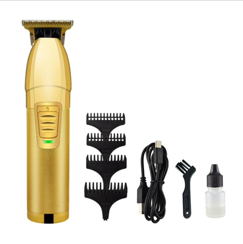 

Household Electric Hairdresser, Man's Oil Head Push, Mute, Efficient, Type-C Interface, Quick Charging, Willow Leaf Shaped Desig