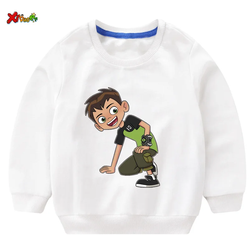 Толстовки для маленьких мальчиков Ben10; худи для маленьких мальчиков; хлопковые детские толстовки с капюшоном; детская одежда; толстовки с длинными рукавами; спортивная одежда для малышей
