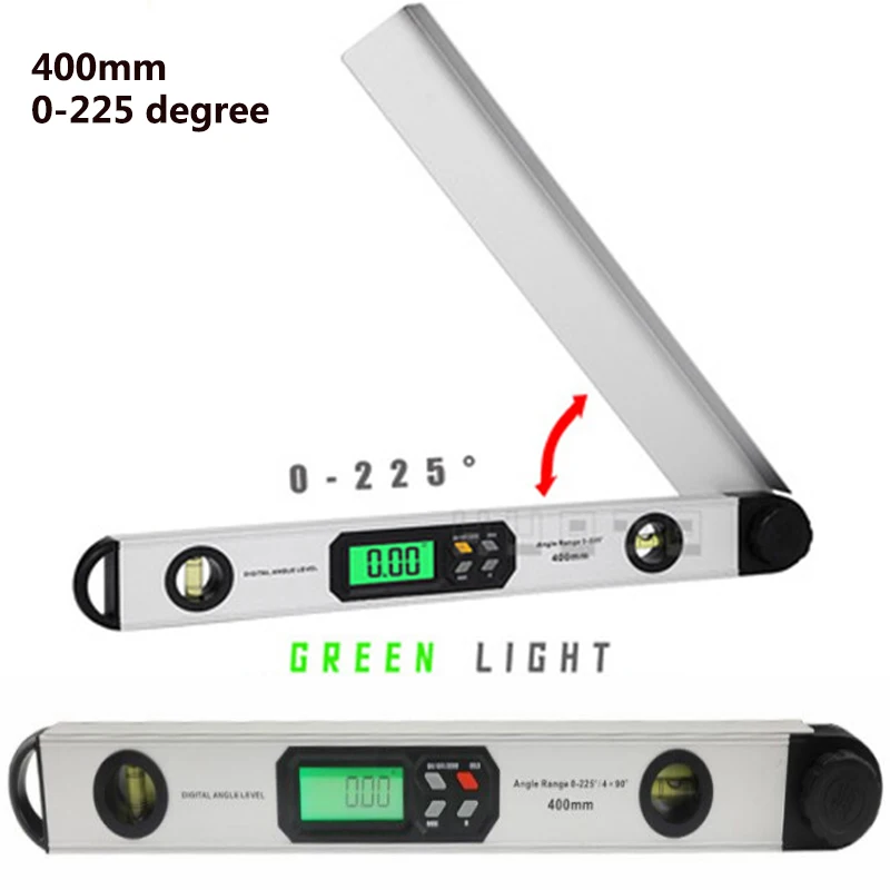 Цифровой угломер спиртовой измеритель уровня 400 мм 16 дюймов|Транспортиры| |