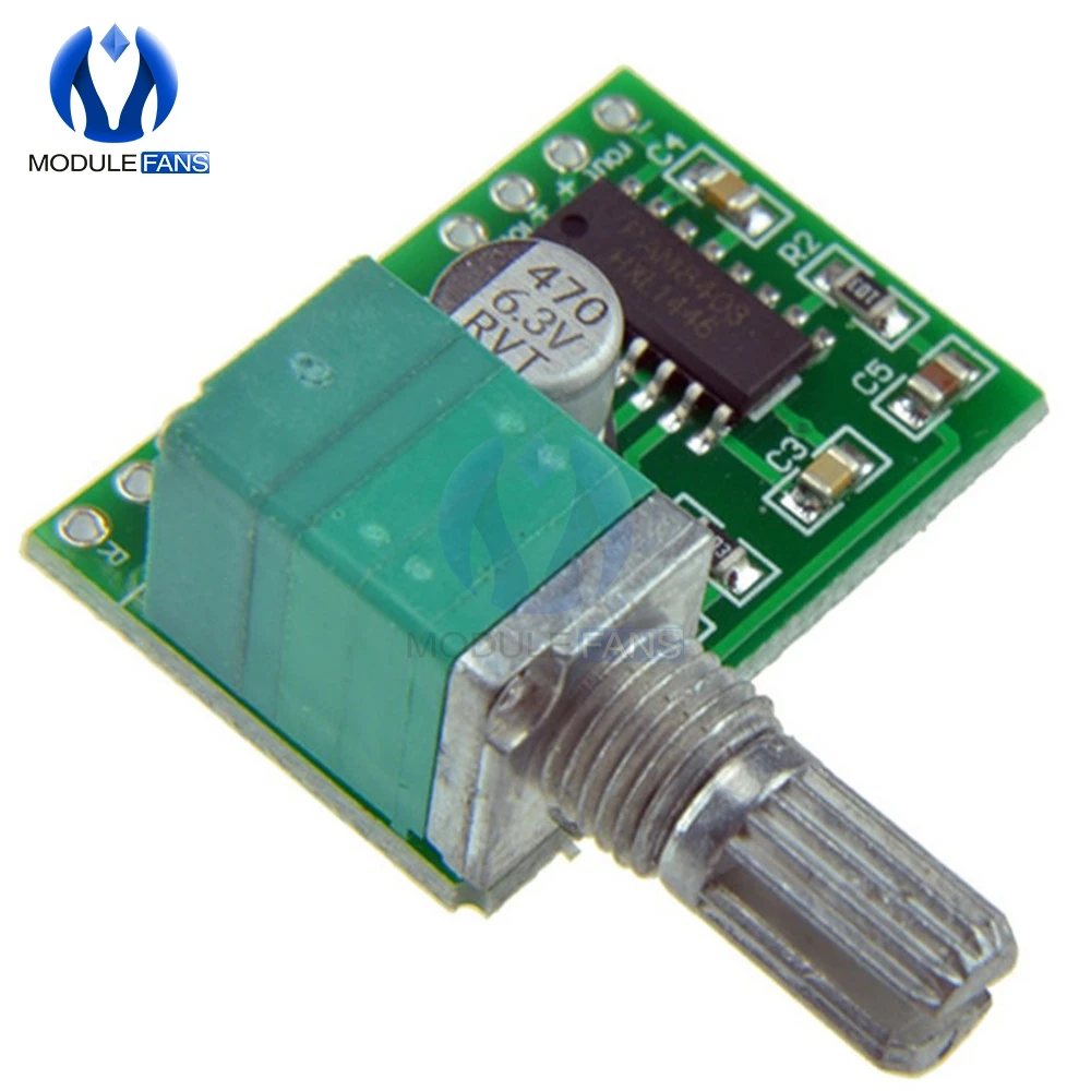 10 шт. Mini PAM8403 DC 5 В 2 канальный USB цифровой аудио усилитель плата модуль 2*3 Вт