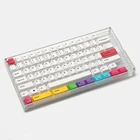 Mstone 2-слойная коробка для Cherry DSA XDA профильная крышка для ключей s Прозрачная Магнитная кожух CNC крышка для ключей для хранения чехол для телефона