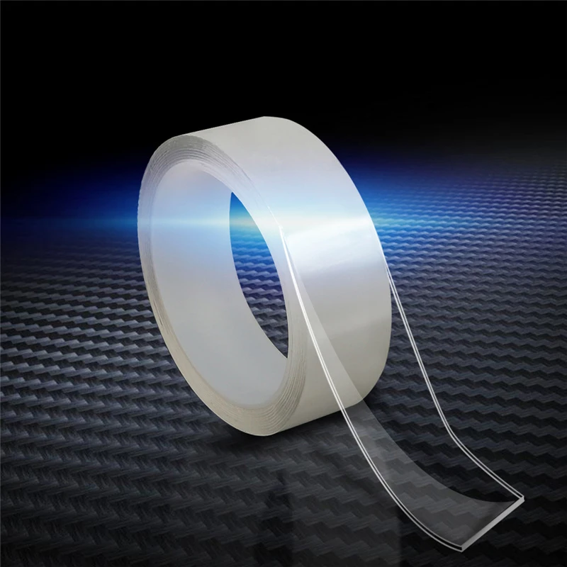 

2MM/1MM Thick Nano Tape Double Sided Adhesive Tape Reusable Washable Nano Tapes No Trace Acrylic Double Sided Glue Acrylic Doubl