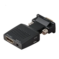 vga male to hdmi compatible female converter with audio adapter cables 7201080p for hdtv monitor pc laptop tv box ps3