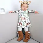 Рождественское платье-пачка для маленьких девочек, одежда принцессы