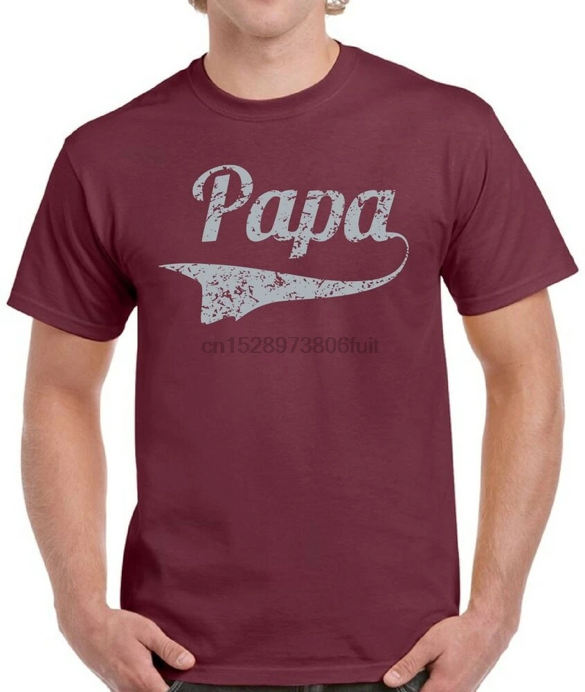 

Papa Shirt Top Gift for Fathers Day Papa T shirt Tops Cool
