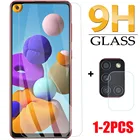 Защитное стекло 2-в-1 для Samsung Galaxy A51 A71 A21s, стекло для защиты экрана Samsung A51, A71, A21, a21s, A21S, стекло для камеры