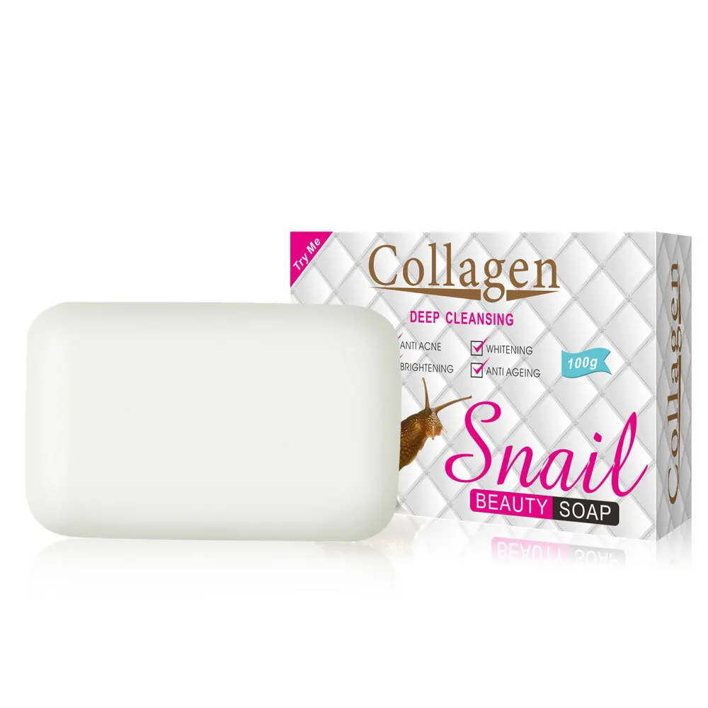 

100 г, эссенция улитки Peimei, мыло ручной работы и коллагеновое мыло для увлажнения кожи лица