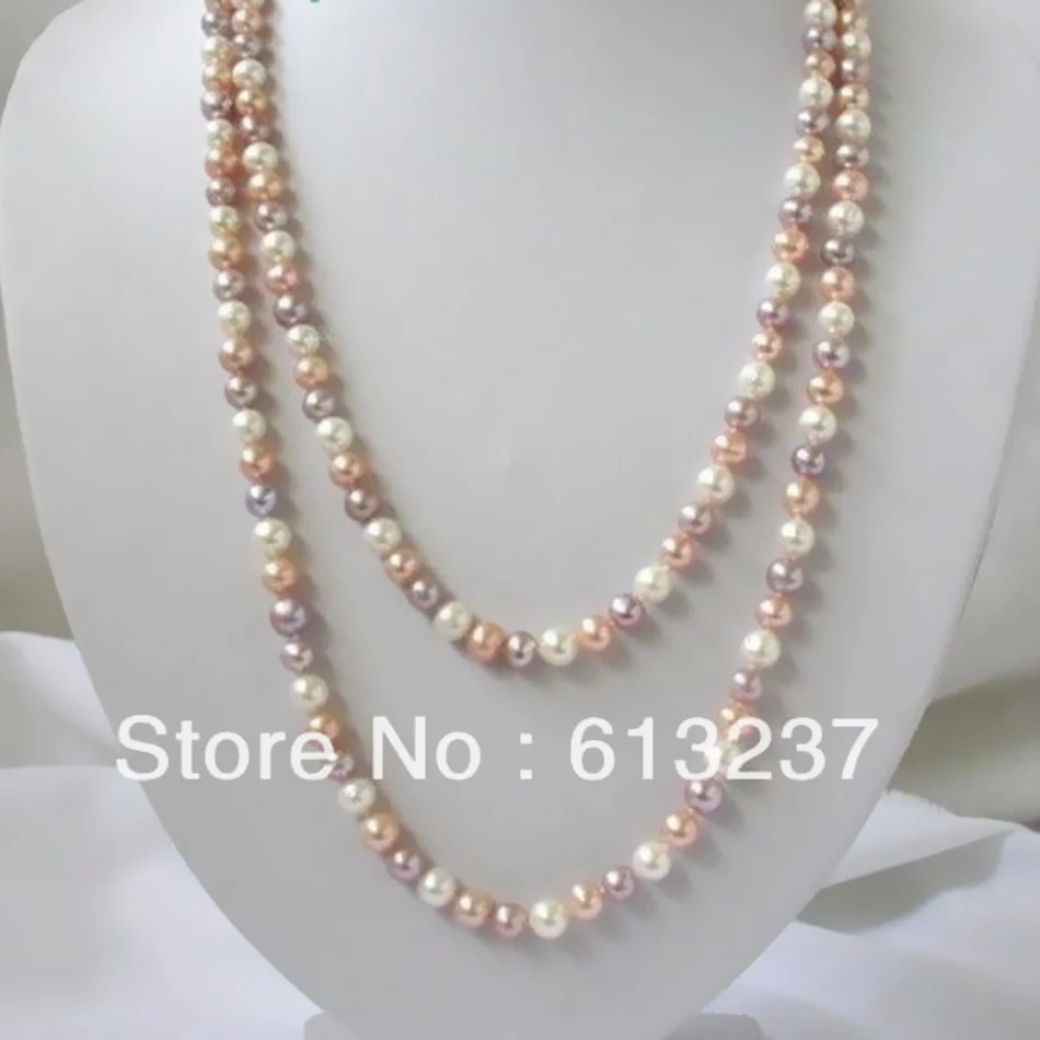 

Charming simulated-pearl multicolor 10mm shell round beads diy woman choker chain necklace elegant jewelry making 36 inch MY2013