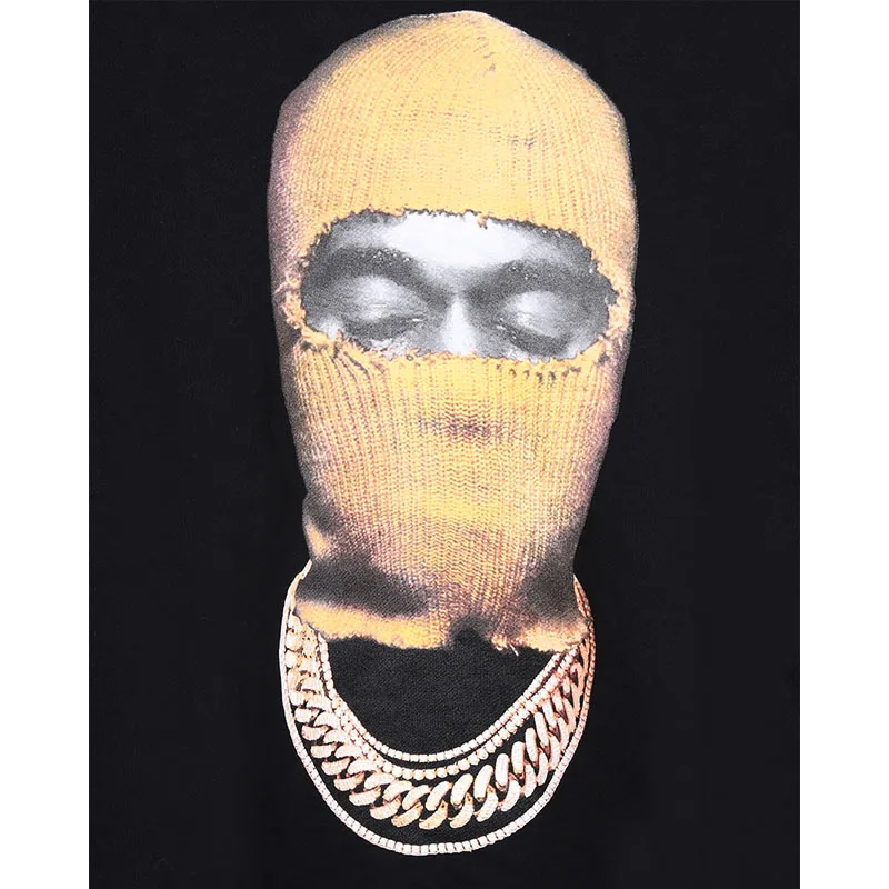 Черные свитшоты NOM IH UH NIT для мужчин и женщин высококачественные с круглым вырезом