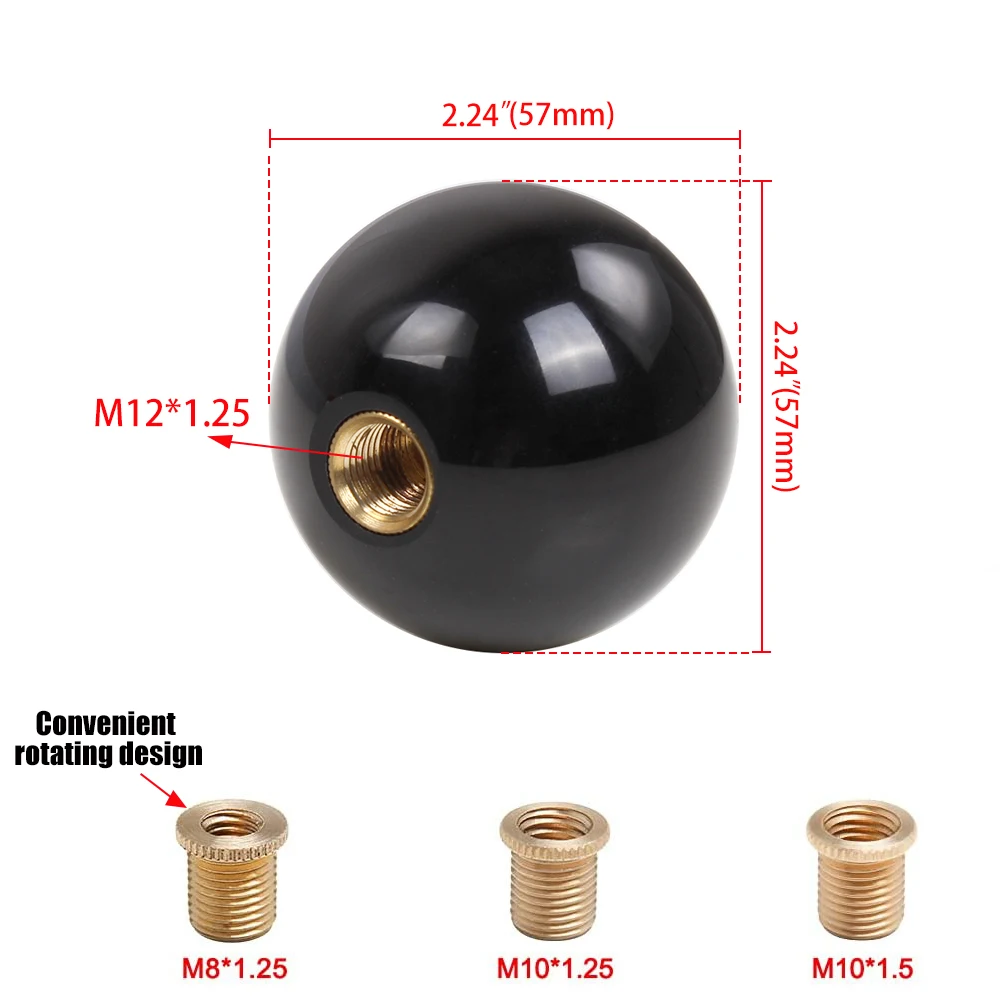 RASTP новая черная ручка переключения передач 8 eight Pool бильярдного шара с адаптером