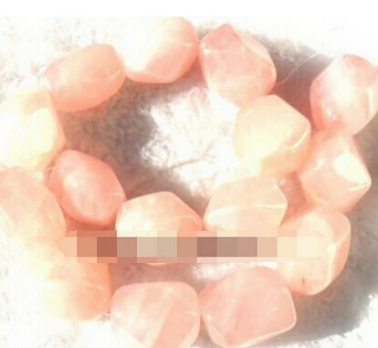 + 819 розовый КВАРЦЕВЫЙ произвольной формы граненые бусины 15 &quot20x25 мм | Украшения и