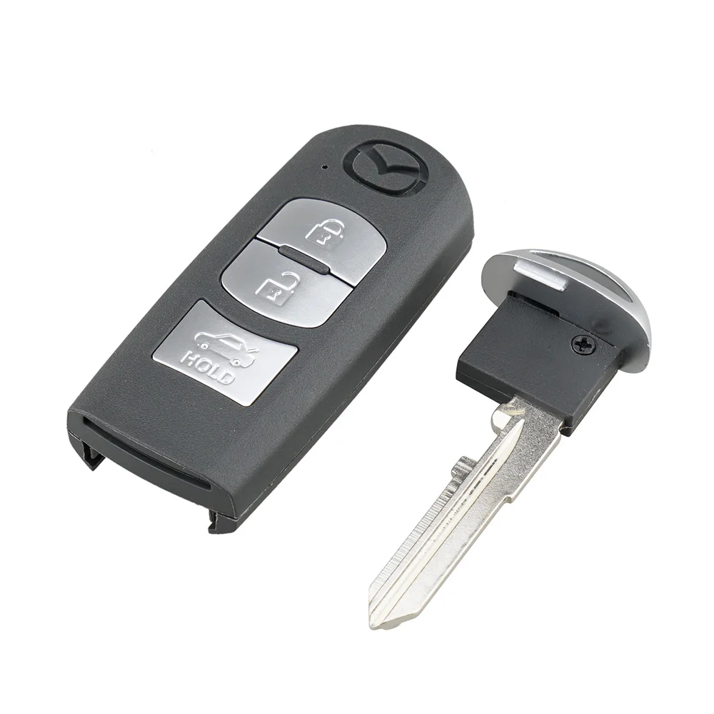 BHKEY 433 МГц ID49 3 кнопки умный ключ, пригодный для MAZDA CX-3 CX-5 Axela Atenza модель SKE13E-01 Автомобильный ключ дистанционного управления