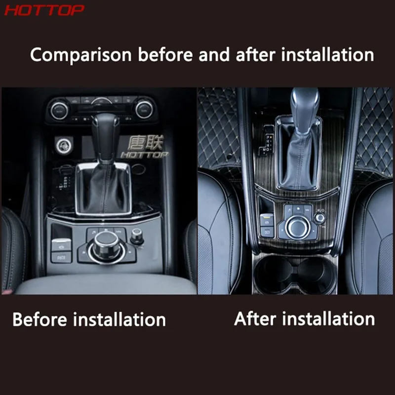 Для Mazda Cx 5 Cx5 2017 2018 2Nd Gen Lhd Auto At Gear Panel декоративные автомобильные чехлы из