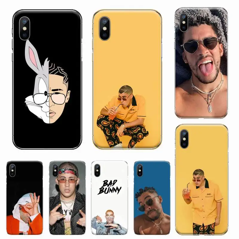 Чехол для телефона с изображением плохого кролика iphone 12 5 5s 5c se 6 6s 7 8 plus x xs xr 11 pro max |