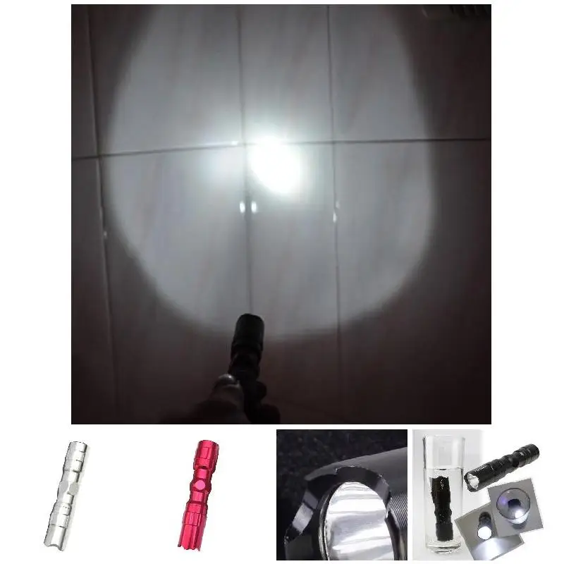 

Mini Handy LED Waterproof Torch Flashlight Light Lamp for Outdoor Emergency WHShopping