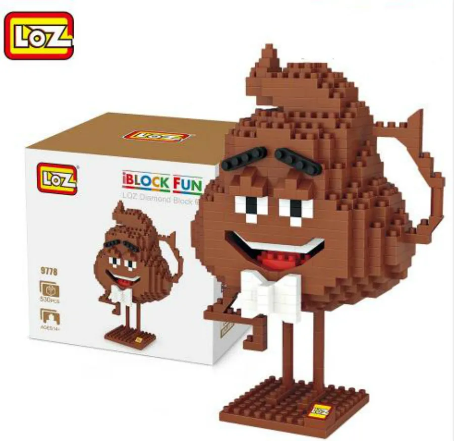 LOZ алмазные блоки выражение табурета аниме мультфильм розыгрыши подарок для