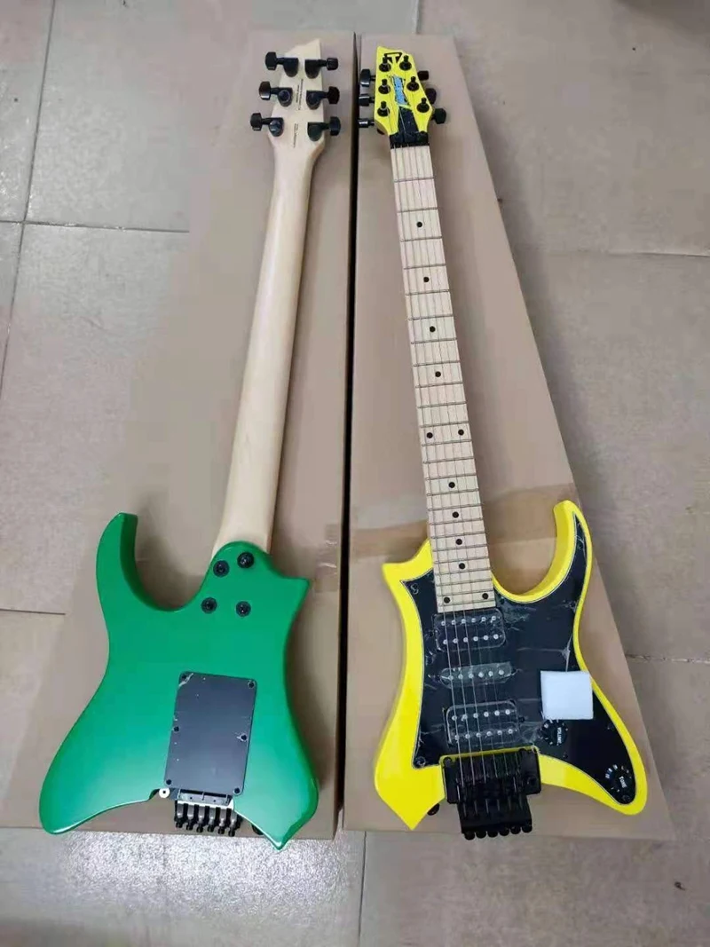 Электрогитара 6 струн 24F 39 дюймов профессиональная с глянцевым покрытием