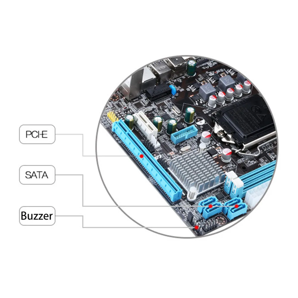 Компьютер P8B75M MicroATX B75 1155 VGA cpu PCI E 32G SATAII USB3.0 DDR3 HDMI компоненты для материнских