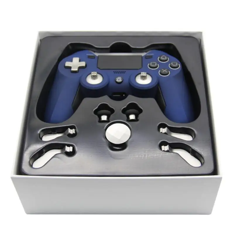 

PS4 Wireless Controller Gamepad Dual Vibration Elite Game Joystick For PS4 / PC with 3.5mm earphone jack bluetooth gampads