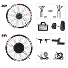 Комплект для электровелосипеда MTB, 36 В, 250 Вт, 350 Вт, 500 Вт, 1000 Вт, 1500 Вт, 48 В с MTX ободом и ЖК-дисплеем SW900, комплект для электровелосипеда 20-29 дюймов 700C