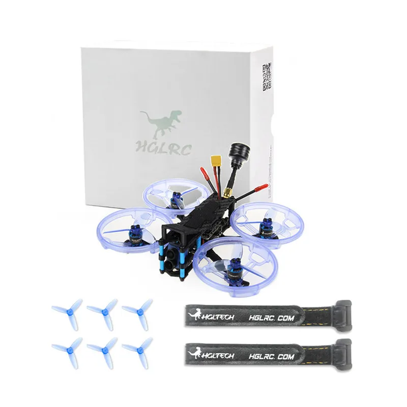 Квадрокоптер HGLRC Sector132 4K 132 мм F4 3 4S 2 5 дюйма FPV Racing Drone PNP BNF W/ Caddx Tarsier V2 комплект из
