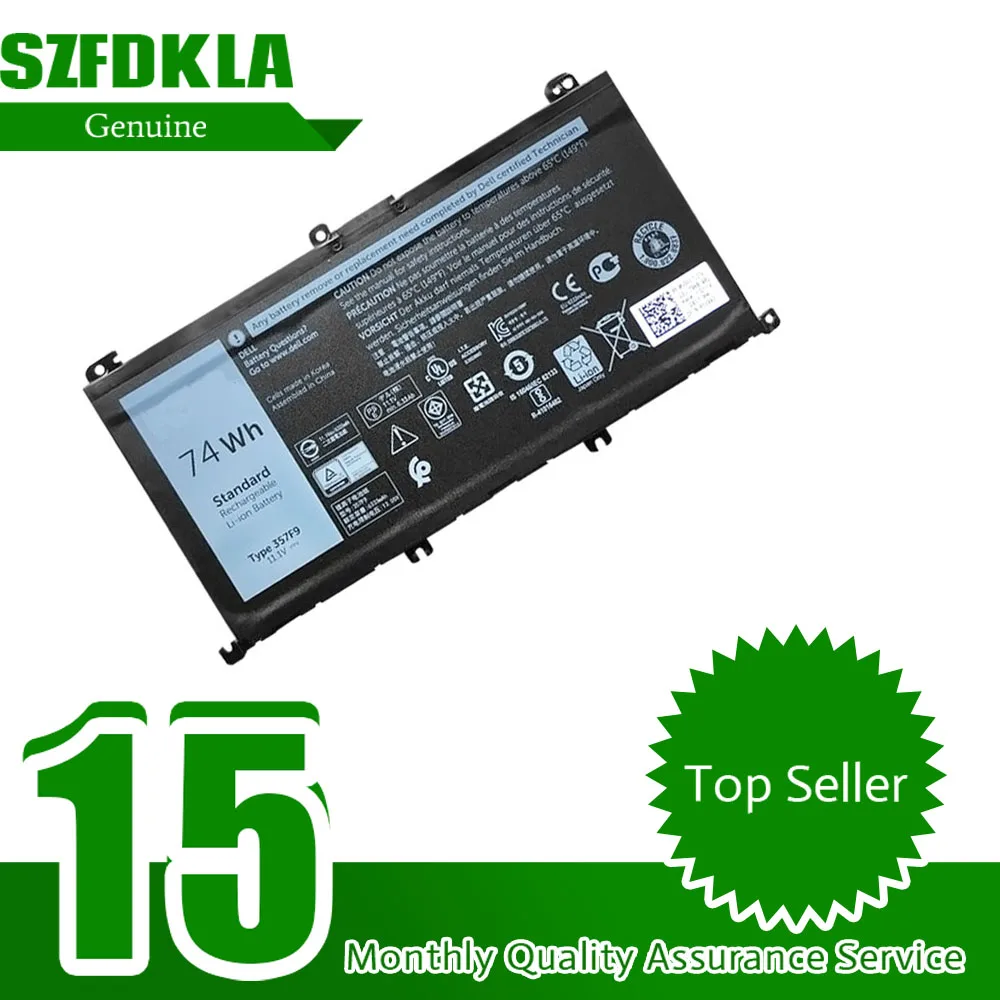 

SZFDKLA Новый заменить 357F9 Батарея для Dell INS15PD-1548B INS15PD-1548R INS15PD-1748B INS15PD-1748R INS15PD-2548R INS15PD-2548B