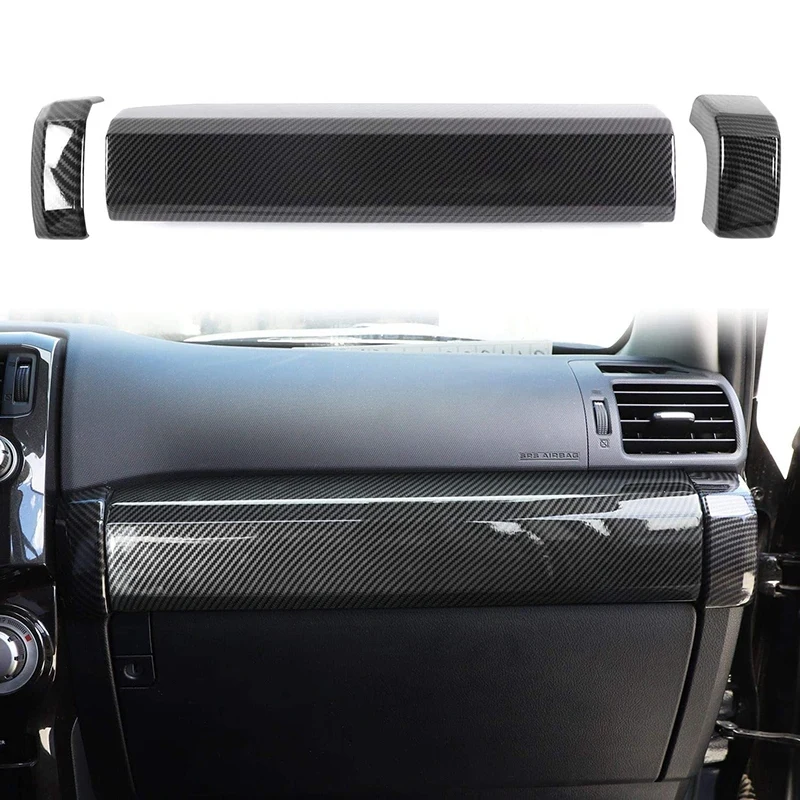 

Car Passenger Decoration Side Dash Trim for Toyota 4Runner 2010-2020 ABS Carbon Fiber